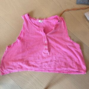 Aerie Pink Crop Top